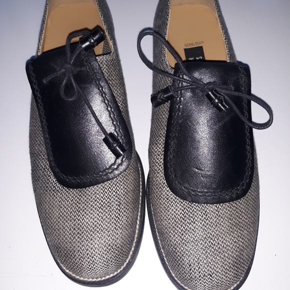 Stuart Weitzman Leather Golf Shoe Size 20 Missing Stud/ Broken on Sole Size 10 - Picture 1 of 8